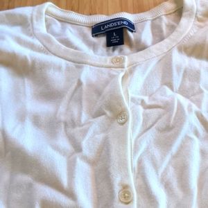 White long sleeve cardigan